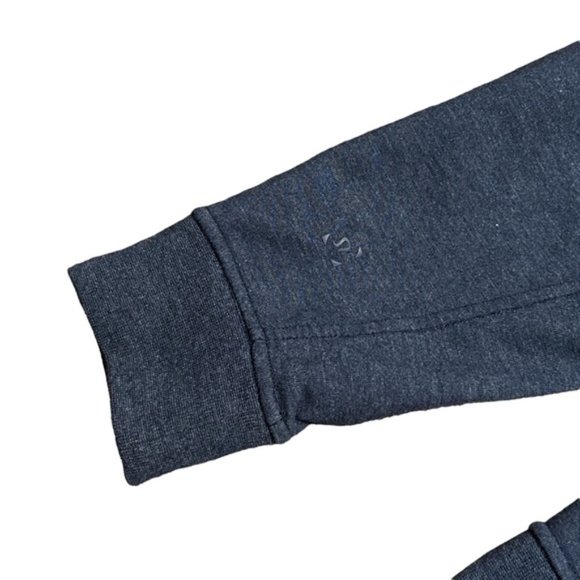 Lululemon City  Sweat Full Zip Navy Blue Fleece Hoodie Mens XS - Picture 4 of 7
